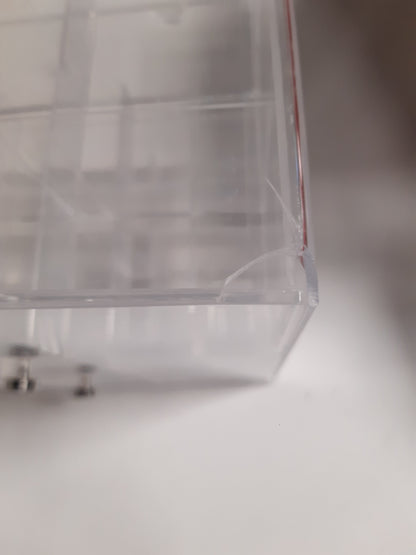 163363 - MDESIGN Mbajtëse me 3 Sirtarë për Qese Çaji, Erëza, Kapsula Kafeje - Dollap Kuzhine Praktik Plastik - Transparent