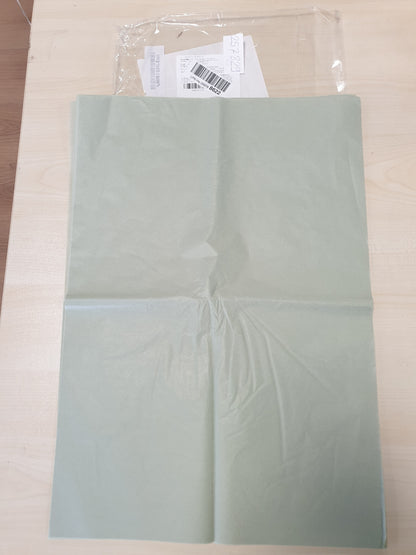 257829 - LARCENCIEL LETËR HIGJIENIKE NGJYRË JESHILE, 55 FLETË, MATERIAL PAKETIMI PËR ÇANTA DHURATASH, 50x35 CM