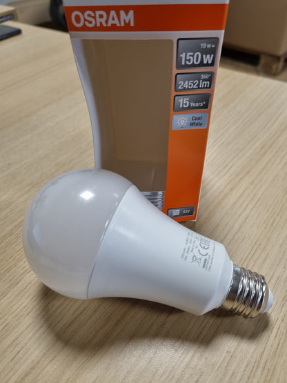 216156 - OSRAM Llambë LED A150 për prizë E27, 2452 lumen, e bardhë e ftohtë (4000k), zëvendëson llambat 150W