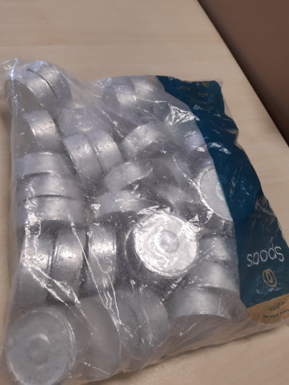 196786 - SPAAS - Qese Qiriri Maxi me Çati e Bardhë, Seti prej 40 Çiriri, Kojësim i Zgjatur deri në 10 Orë