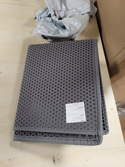 214561 - GAROOPION Dysheme për mbeturina mace EVA 76x61cm, dizajn me dy shtresa, gri