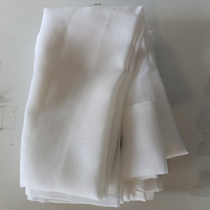 185054 - ROOM99 Perde Transparente Novelia, 140x230cm, për Dhomë Gjumi apo Ndenjeje, Materiali: Voile, Ngjyra: E Bardhë, 2 Copë