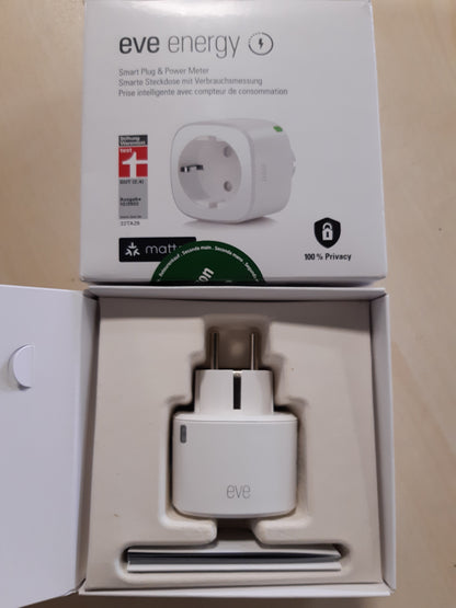 163468 - EVE ENERGY - Prizë Inteligjente me Monitorim Energjie, Kontroll me Aplikacion ose Zë, i Çertifikuar nga TÜV, Bashkëpunojnë me Alexa/Apple/Google/SmartThings/Home Assistant, Router Thread Border Kërkohet