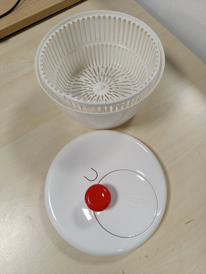 252547 - MOULINEX Sallatë Spinner, kapacitet 5L, buton ndalese, i bardhë, prodhuar në Francë