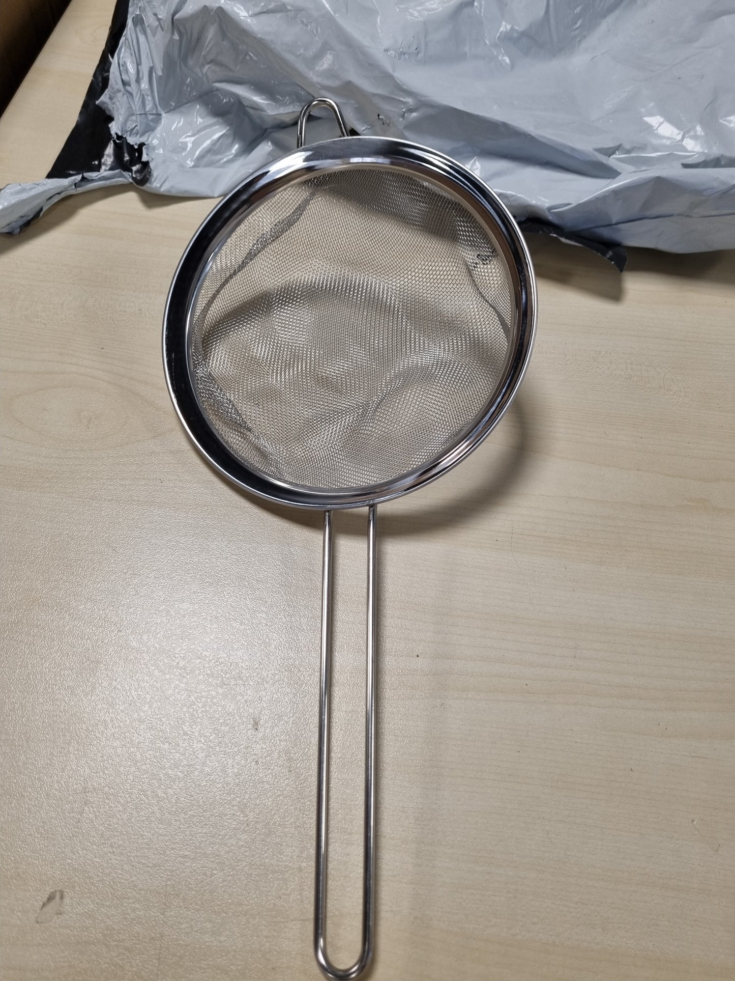 224137 - FACKELMANN Sitë Ø 19 cm, sitë kuzhine prej çeliku inox, kulluese me rrjetë të hollë, 1 copë
