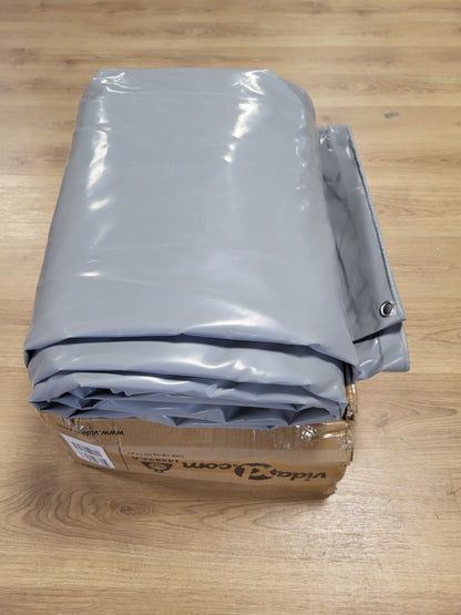 244322 - VIDAXL Tenda Mushamaje 650 g/m² 5x6 m Gri
