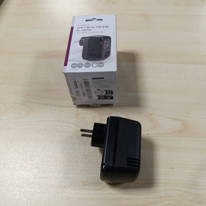 269182 - NEDIS Konvertues Fuqie, Prizë e Tokëzuar, 230V AC 50Hz, 45W, I Zi
