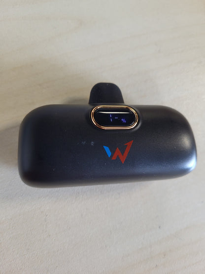 266660 - WONDER - Bankë energjie USB-C 5000 mAh, Ultra kompakte, Karikim i shpejtë PD 18W, Ekran karikimi dixhital, Hyrje dhe dalje USB-C