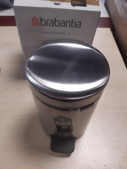 236093 - BRABANTIA Kosh plehrash Newicon me pedale, 3L, çelik mat