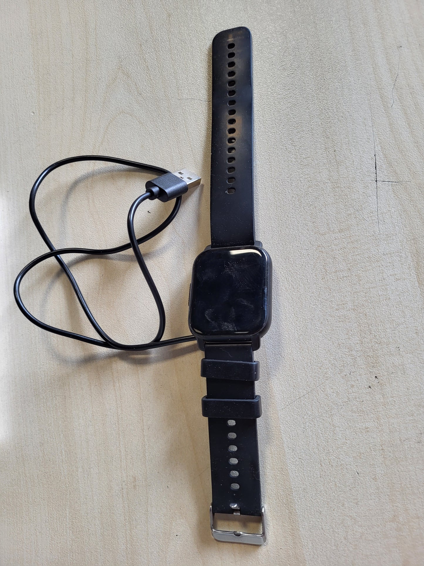268305 - WeurGhy Orë inteligjente për burra dhe gra, Bluetooth, HD 1.91" me pedometër, ciklin menstrual, rrahjet e zemrës dhe SpO2, e zezë