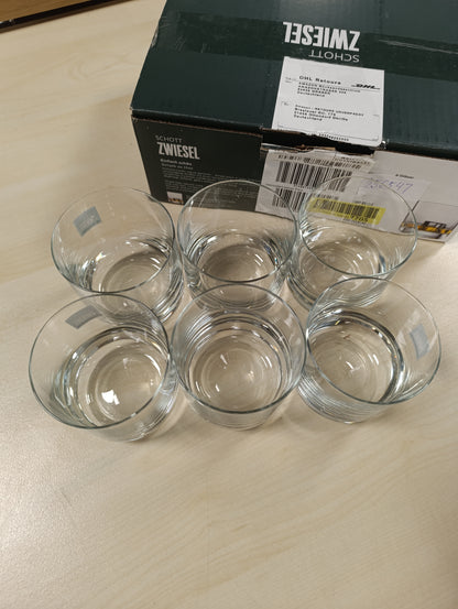 256547 - SCHOTT ZWIESEL Set i thjeshtë me 6 gota për uiski, gota për uiski dhe pije alkoolike të bëra prej qelqi kristali Tritan, e sigurt për lavastovilje, 123664