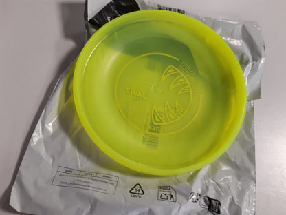 204588 - HYPERFLITE K10 Jawz - Frisbi për qen, i rezistent ndaj kafshimeve, ngjyrë e verdhë, me shtresë anti-shkëlqim X-Flash, ndaj shkëndijave të diellit.