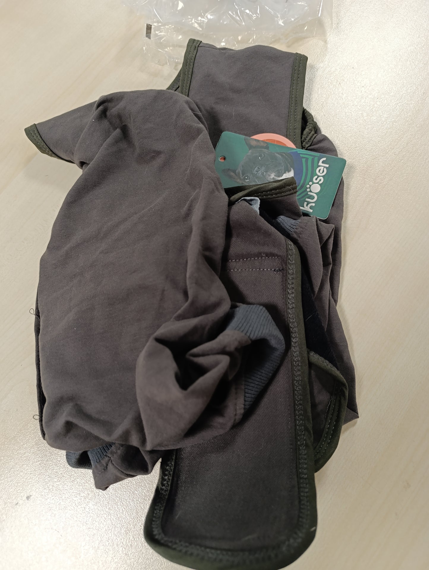 261141 - KUOSER XL KOSTUM RIMËKËMBJE PËR QEN, KOSTUM RIMËKËMBJE PËR FEMRA DHE MESHKUJ, JELEK KIRURGJIKAL RIMËKËMBJE PËR PAS OPERACIONIT, KOMINOSHE TË RREGULLUESHME, GRI