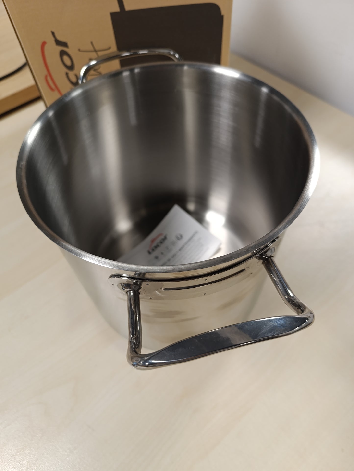 255436 - LACOR Tenxhere e gjatë për supë Eco-Chef, 20x20 cm, çelik inox