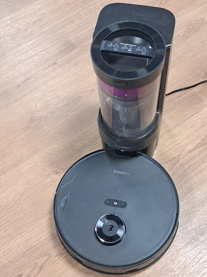 83056 - EUREKA NERE10S Robot Fshesë me Korrent dhe Dyshemeje, Stacion Lidhjeje, Pastrim Automatik për 45 Ditë, Fuqia e Thithjes 4000Pa, Mbledhje Pluhuri, Jetëgjatësi e Baterisë 180 Minuta, Navigim LiDAR, Lidhshmëri WiFi/APP