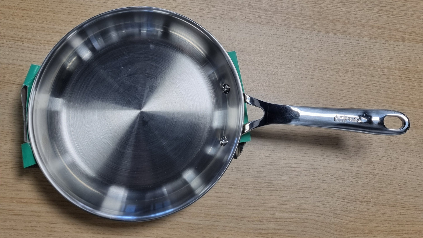199749 - TEFAL Jamie Oliver Cook'Smart, Kokë 24 cm, Materiali Çelik Inoks, Përdorim për Induksion, Dorezë e Fiksuar me Thumba, Modeli E3110455
