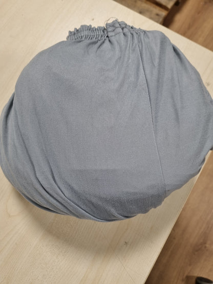 251789 - FIGOOO Mbulesë divani elastike për 2 vende me mbështetëse krahësh, prej spandex, moderne, anti-rrëshqitëse, e larëshme (2 vende, gri e çelët)