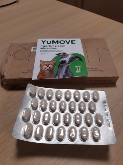 205155 - LINTBELLS YuMOVE, Suplement Prebiotik dhe Probiotik për Qen, për Shëndetin e Zorrëve, Mbështetje Tretjeje për çdo Mosha dhe Raça, 120 Tableta - Paketim i Mjedisor, Gati për Postë