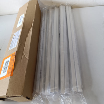 269321 - Bolatus 10 copë tuba kabllosh, Mini Trunking Cord Hider për të fshehur telat, kabllo vetëngjitëse për montim në mur, i bardhë 40cm x 12mm x 8mm