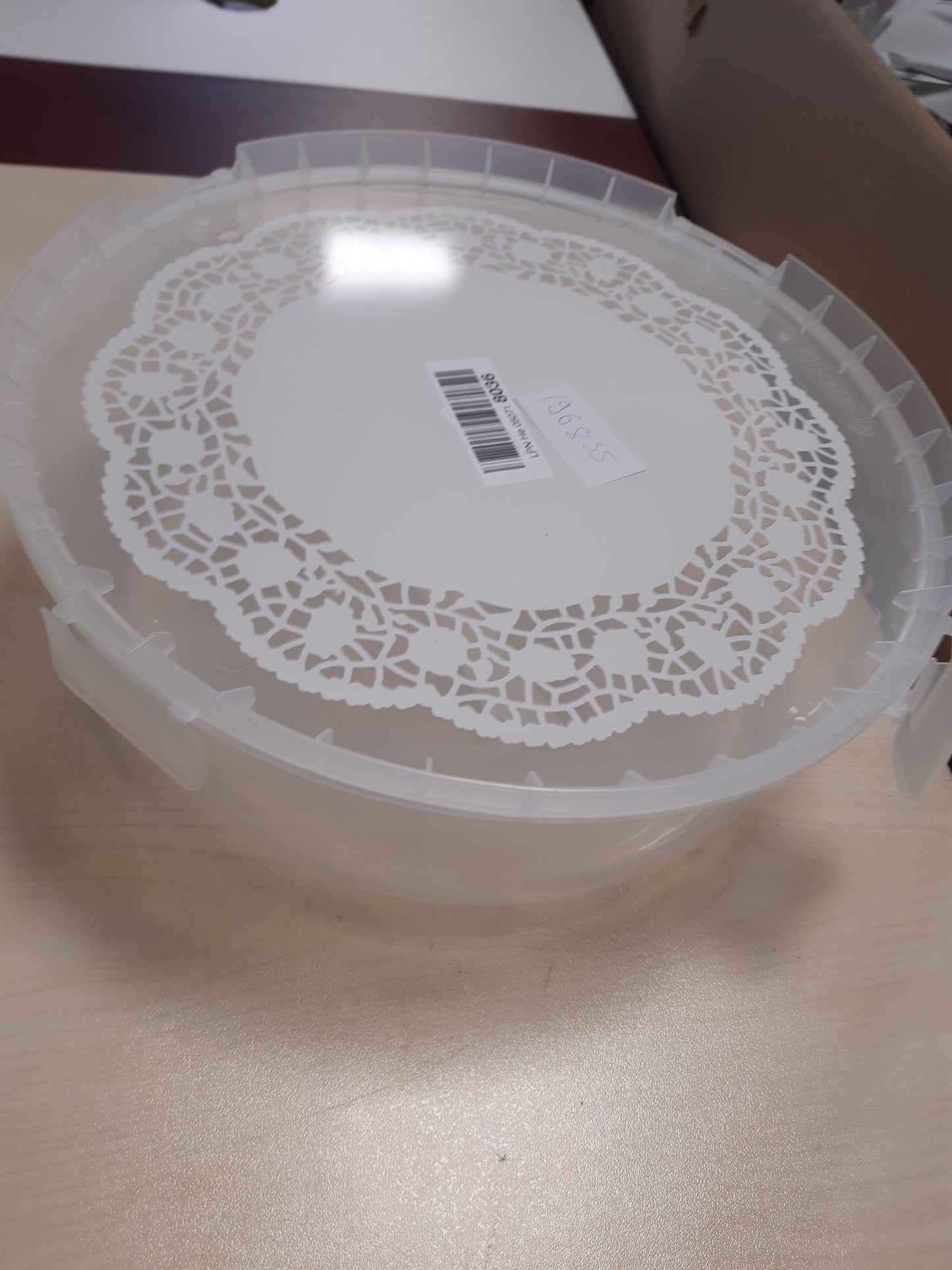 196835 - SNIPS Mbajtëse për Torta me Kuti Transporti, 4 Kapëse Sigurie, Kupolë 28x9cm, e Prodhuar në Itali