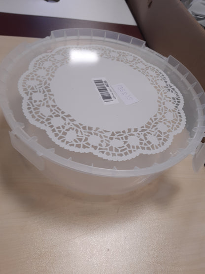 196835 - SNIPS Mbajtëse për Torta me Kuti Transporti, 4 Kapëse Sigurie, Kupolë 28x9cm, e Prodhuar në Itali