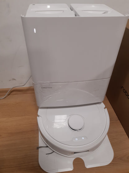 146002 - ROBOROCK Fshesë dhe Mop Robot QV 35A, Thithje HyperForce 8000Pa, Stacion Docking Multifunksional, Mop Rrotullues 200RPM me Ngritje 10mm, Anti-Tangle, Shmangie Pengesash, Hartëzim, Aplikacion
