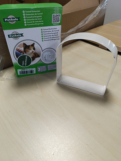 225264 - PETSAFE Kapak Cat për Zgjatjen e Tunelit - I pajtueshëm me seritë 300, 400 dhe 500 - I bardhë, thellësi 48 mm