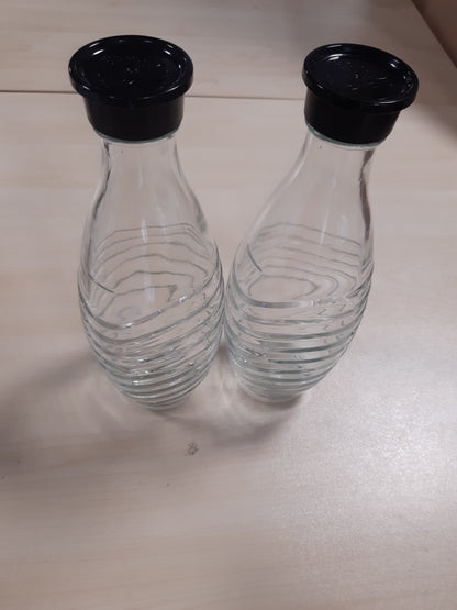 224060 - SODASTREAM Karafë qelqi, transparente, 2 x 0.615 L