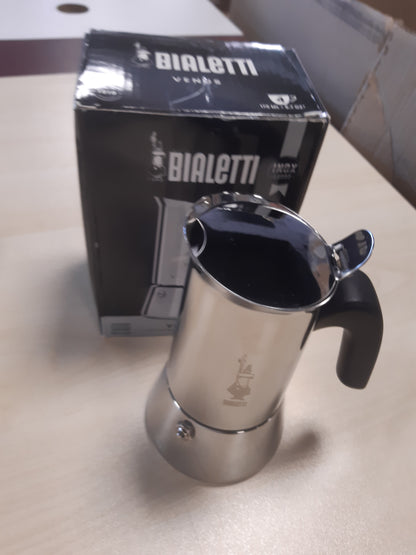 204917 - BIALETTI New Venus 0007254/CN, Kazan Kafeje për 4 Filxhanë, Materiali: Çelik Inoks, Pesha: 720 Gramë