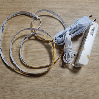 255210 - PAULMANN Shirit LED 71110 MaxLED 500 Full-Line COB 1,5m 10W 600lm/m 640LED/m i Akordueshëm i Bardhë 25VA