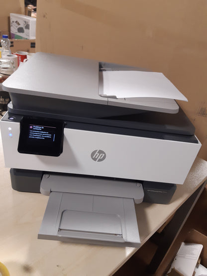 126095 - HP - Printeri OFFICEJET PRO 9120E 403X8B, Shumëfunksional me Ngjyra A4, Dupleksim Automatik, 22 faqe/min, Wi-Fi, 3 Muaj Bojë e Menjëhershme e Përfshirë, Gri