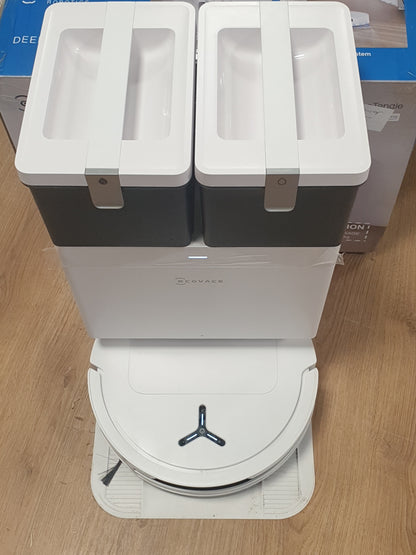 213003 - ECOVACS Fshesë me korrent robotike DEEBOT T50 Omni, 15,000 Pa, larje fshesë me ujë të nxehtë 75°C