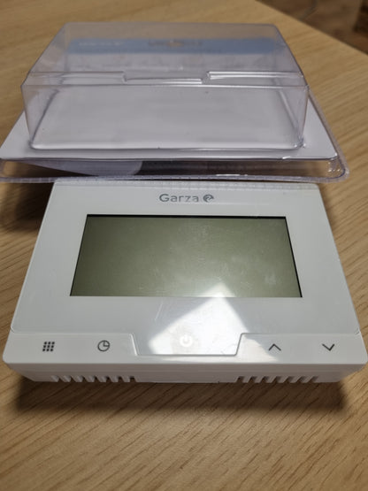 213553 - GARZA Termostat Dixhital i Programueshëm për Murin, Kontrollues Temperature për Bojler dhe Ngrohje, Ekran me Prekje