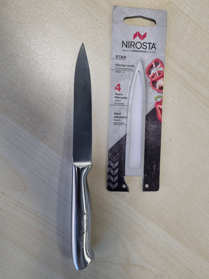 257581 - STAR Thikë Universale Nirosta, 12 cm, çelik inox, dorezë praktike, 1 copë