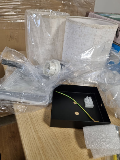 213597 - Set prej 2 llambash muri pa tel me bateri, llamba muri të rikarikueshme me llamba karikimi të shkëputshme dhe me errësim 5000mAh