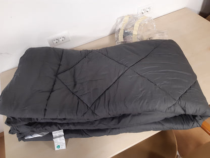 136511 - WAVVE Jorgan Dimëror i Dyfishtë 200x200cm, 450gr/m2, Materiale Mikrofibrë Sintetike, Gri