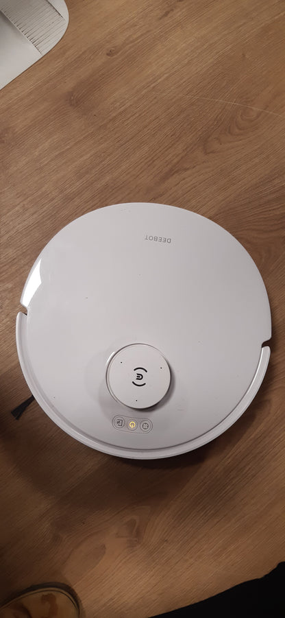 94028 - ECOVACS - Fshesë Robotike DEEBOT T30 Pro Omni Mini Station, TruEdge (Tërheqje Adaptive), Fuqia e Thithjes 11,000 PA, Pastrim me Mop me Ujë të Ngrohtë, Pastrim i Thellë, Teknologjia ZeroTangle