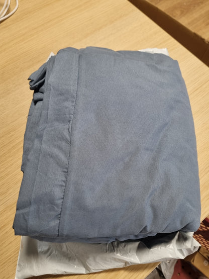 222402 - TODOCAMA | Mbulesë jorgani prej mikrofibre, Blu gri, Përshtatet për shtrat 135/140/150 cm, 220x220 cm