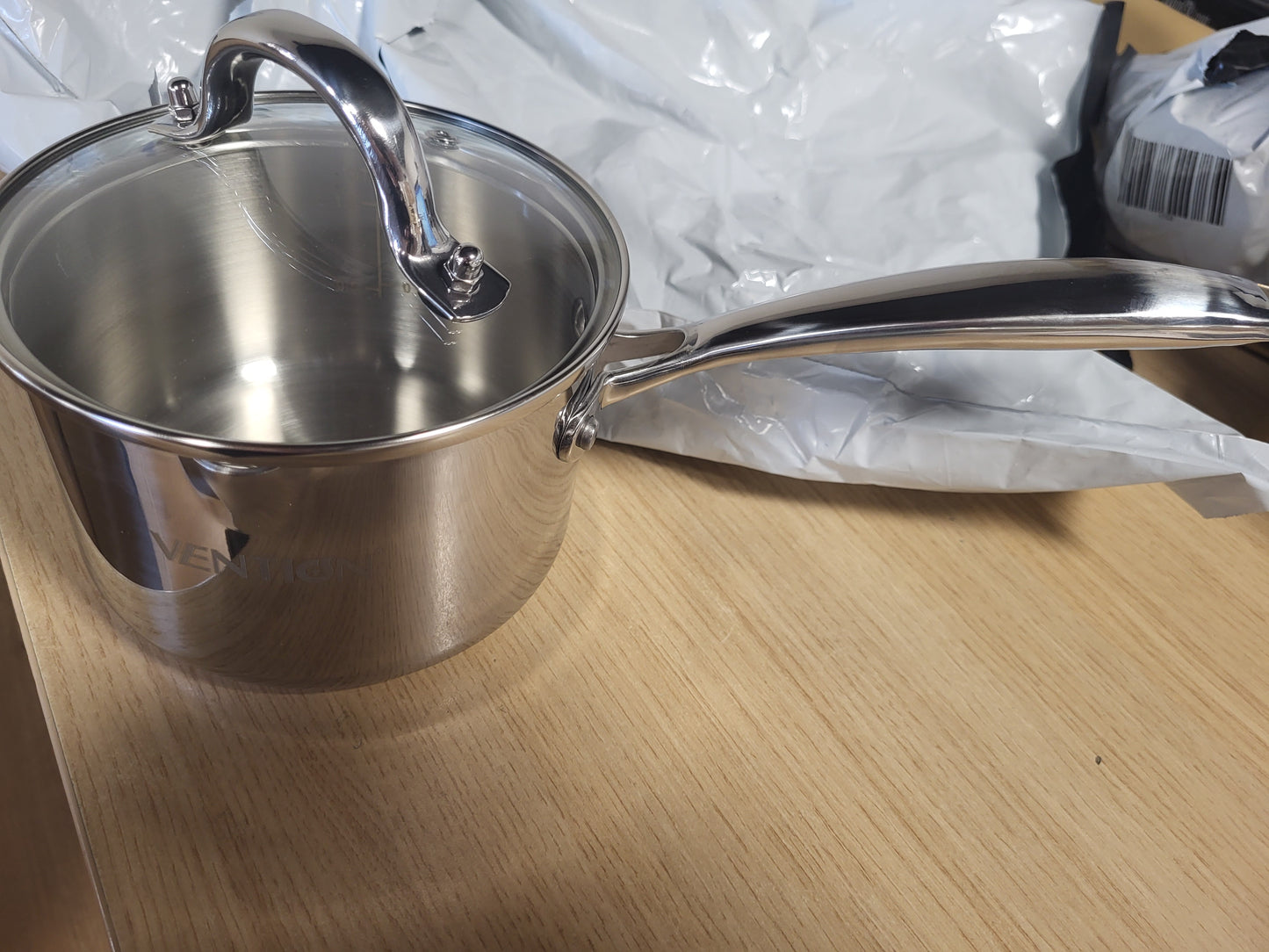 214797 - VENTION Tigan me induksion prej çeliku inox 14cm, 1L me 3 shtresa