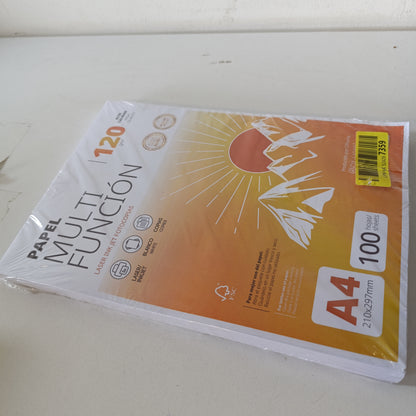 269416 - OFITURIA Printer shumëpërdorimësh A4 120g 100 fletë, printer me injeksion lazeri, fotokopjues letre, pako me materiale shkollore prej 120g