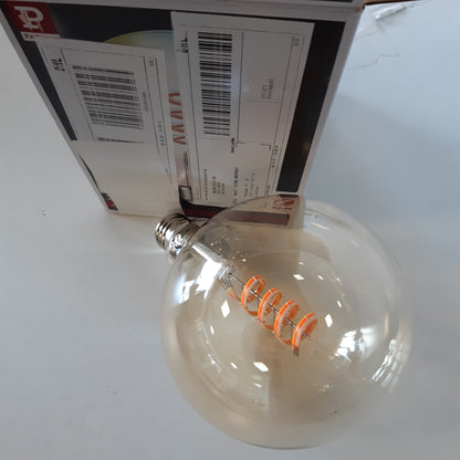 167779 - PAULMANN Llampë LED 29162 Smart Home Zigbee, Filament 230V, Globe G125 E27, 470lm, 6.3W, RGBW+ me errësim, Materiali i Artë