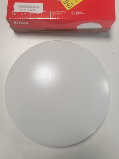 247086 - BRILONER | Llambë tavani LED | Detektor lëvizjeje | Dritë e bardhë e ngrohtë | 12 vat | 1300 lumen | 270x60 mm