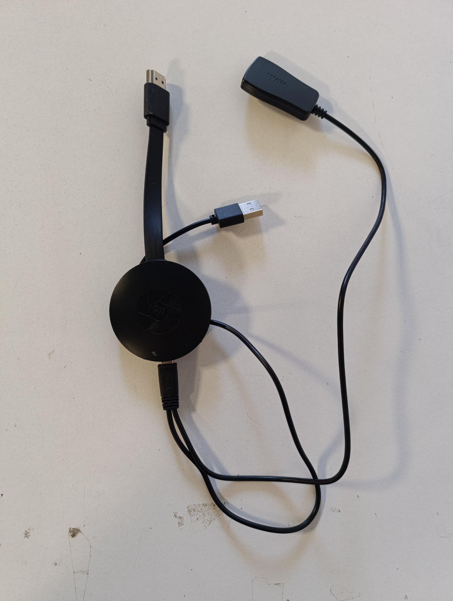 266946 - Adaptues pa tel për ekran HDMI, dongle WiFi i zi për ekran, transmetues pa tel, dongle HDMI Miracast 2.4 GHz i pajtueshëm me Android/IOS/Windows/Mac/AirMirror/Airplay