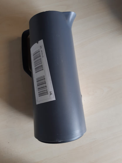 257300 - EMSA Motiva Termos Flask 1L, Flask i Izoluar me Mbyllje të Shpejtë, Mban Pijet të Nxehta për 12 Orë, të Ftohta për 24 Orë, Mbulesë Qelqi, Antracit, N41701