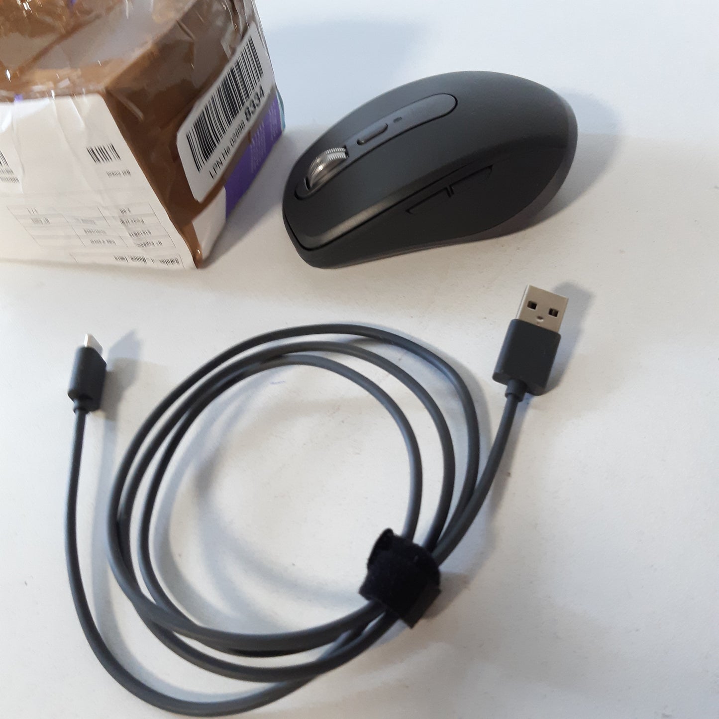221113 - LOGITECH MX Anywhere 3S Maus kompakt pa tel, 8K DPI, USB-C, Bluetooth, për Windows, Linux, Chrome, Mac - Graphite