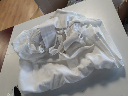 248788 - Utopia Mbrojtëse dysheku, 90 x 200 cm, e papërshkueshme nga uji, me rripa elastikë në cep, mbulesë e çertifikuar Oeko-TEX, mbrojtëse e bardhë
