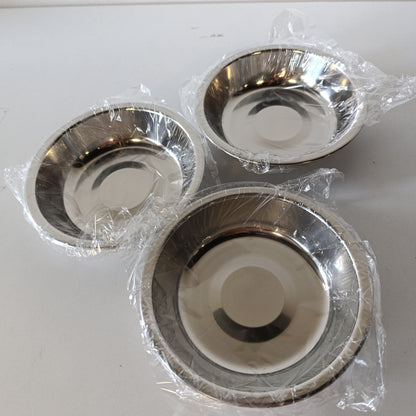 220379 - Tasa për Mace Elzle, Set me 3 Pjesë, Çelik Inox, 5.5 inç, Tasa të Sigurta për Lavastovilje