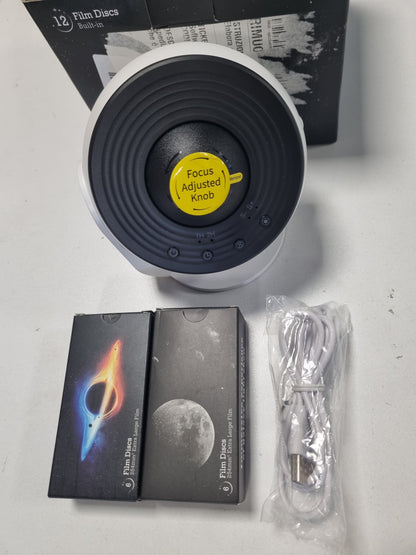 221948 - Projektor Macchiatto Pro Starry Sky, Projektor Planetarium me 13 Disqe Filmi, Rregullim Rrotullimi 360°