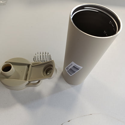 184664 - RALLY - Gotë e Izoluar Metalike prej Çeliku Inox për Kokteje Proteinike dhe Pije Para Stërvitjes, Kapacitet 710ml, Ngjyra Bajame Birch
