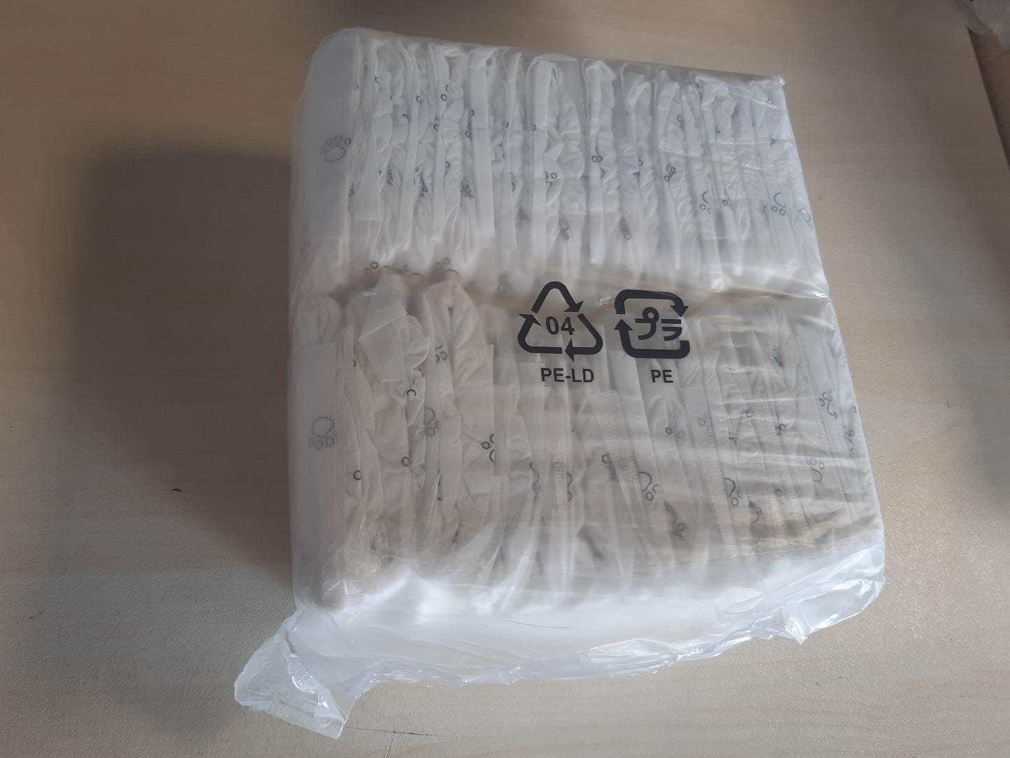 262261 - AMAZON BASICS Pelena të Disponueshme për Qen, 30 Copë, Madhësia XS, të Bardha